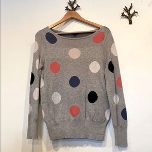 Ann Taylor polka dot sweater